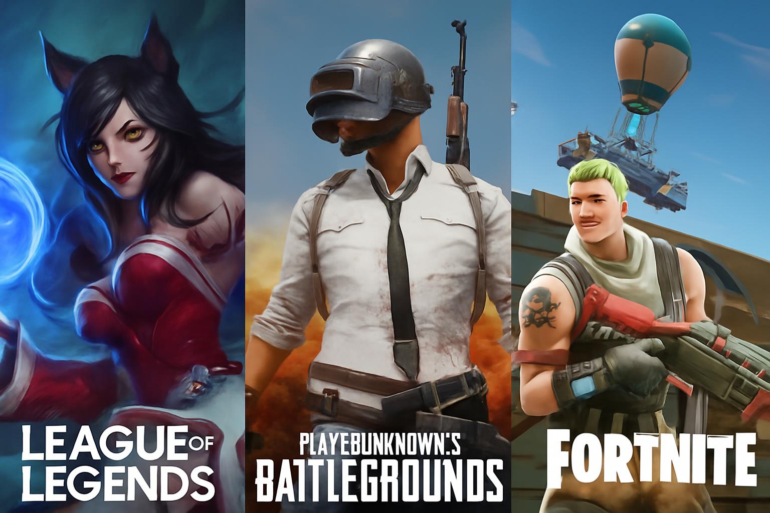 League of Legends PlayerUnknown’s Battlegrounds Fortnite